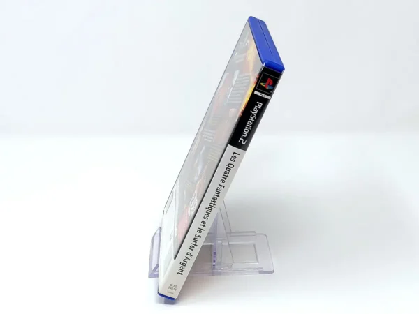 Lateral de la caja de Les Quatre Fantastiques Et Le Surfer D'Argent (FRA) para PlayStation 2