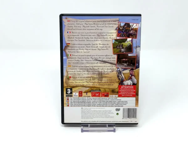 Parte trasera de Donkey Xote (ESP) para PlayStation 2, edición PAL España