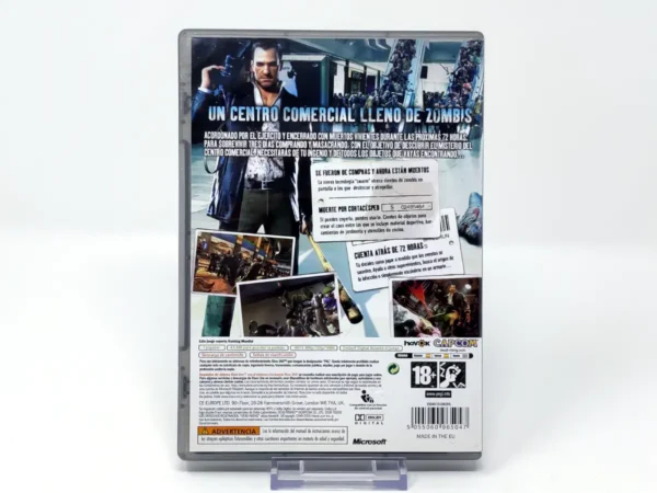 Parte trasera de Dead Rising (ESP) (Classics) (Rebajado) para XBOX 360, edición PAL España