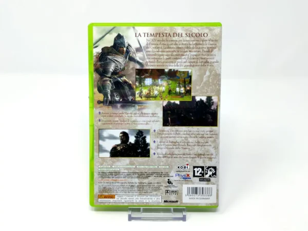 Parte trasera de Bladestorm: La Guerra dei Cent'anni (ITA) para XBOX 360, edición PAL Italia