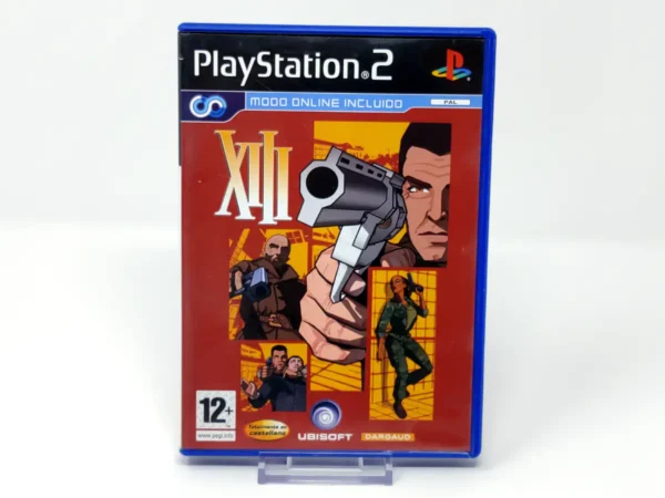 Portada de XIII (ESP) para PlayStation 2, edición PAL España, de segunda mano