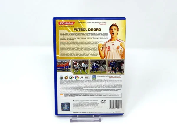 Parte trasera de Pro Evolution Soccer 6 (ESP) para PlayStation 2, edición PAL España