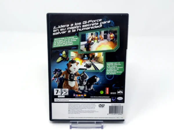 Parte trasera de Disney G-Force: Licencia para Espiar (ESP) (Rebajado) para PlayStation 2, edición PAL España