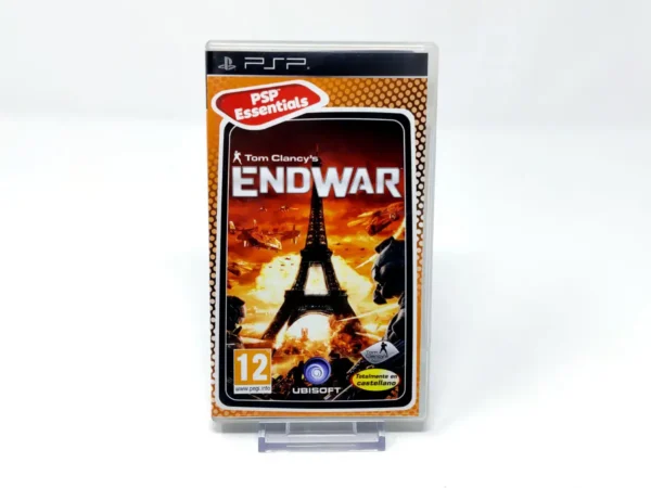 Portada de Tom Clancy's EndWar (ESP) (Essentials) para PSP, edición PAL España, de segunda mano