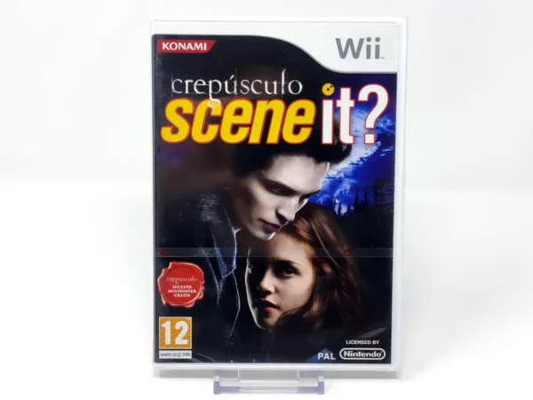 Portada de Scene It? Crepúsculo (ESP) (Precintado) para Nintendo Wii, edición PAL España, de segunda mano