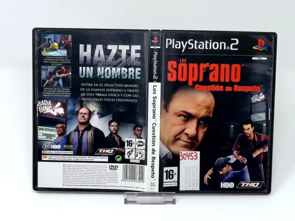 Los Soprano: Cuestión de Respeto (ESP) (Carátula) (Rebajado) para PlayStation 2, edición PAL España, de segunda mano
