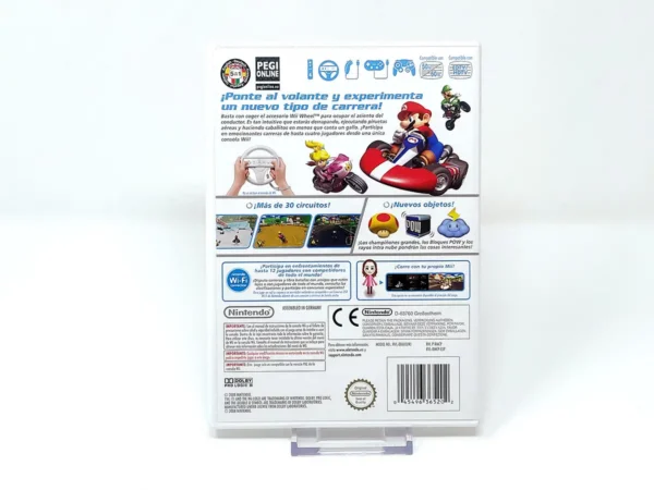 Parte trasera de Mario Kart Wii (ESP) para Nintendo Wii, edición PAL España