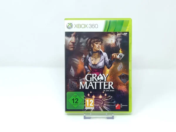 Portada de Gray Matter (ALE) para XBOX 360, edición PAL Alemania, de segunda mano
