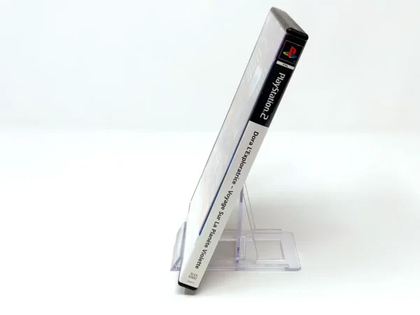 Lateral de la caja de Dora l'Exploratrice: Voyage sur la Planète Violette (FRA) para PlayStation 2