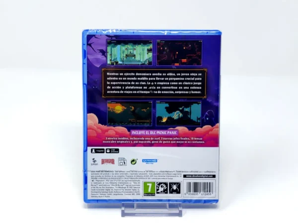 Parte trasera de The Messenger (ESP) (Precintado) para PlayStation 5, edición PAL España