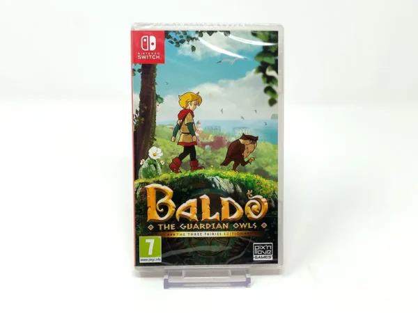 Portada de Baldo the Guardian Owls (ESP) (Precintado) para Nintendo Switch, edición PAL España, nuevo