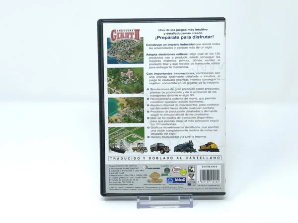 Parte trasera de Industry Giant II (ESP) para PC