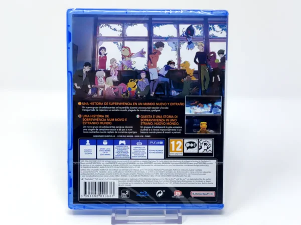 Parte trasera de Digimon Survive (ESP) (Precintado) para PlayStation 4, edición PAL España