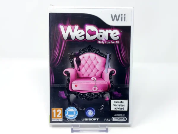 Portada de We Dare: Flirty Fun For All (UK) (Precintado) para Nintendo Wii, edición PAL UK, de segunda mano