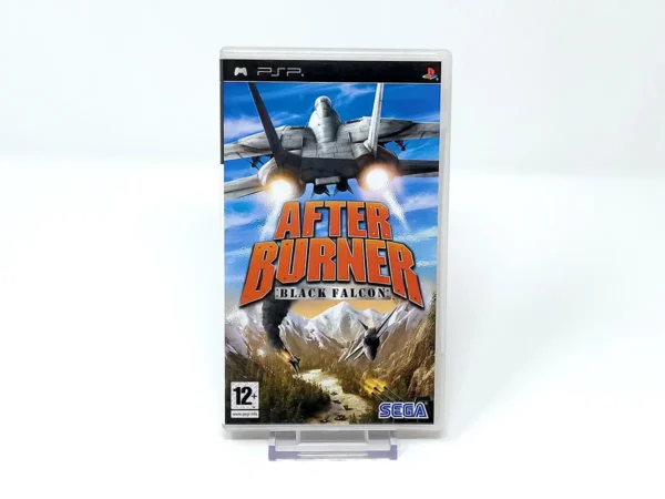 Portada de After Burner: Black Falcon para PSP, edición PAL España, de segunda mano