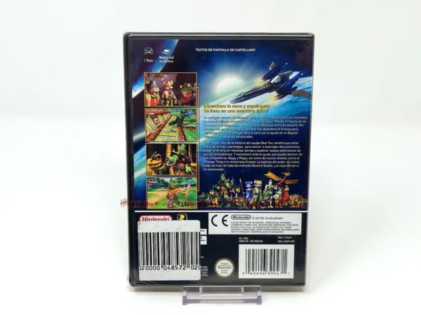 Parte trasera de Star Fox Adventures (ESP) (Precintado) para Nintendo GameCube, edición PAL España