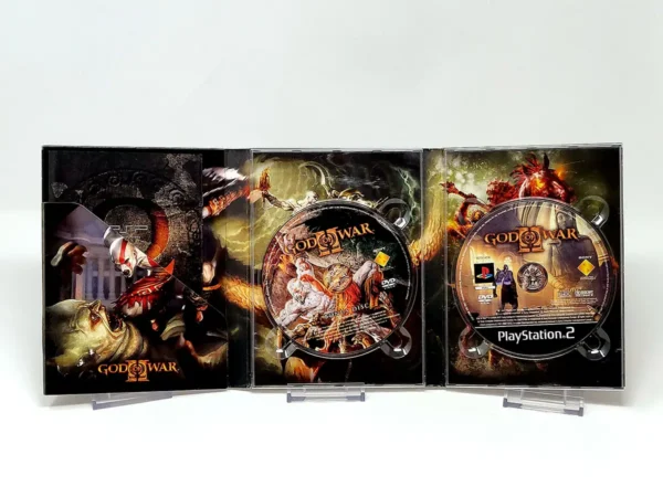 Lateral de la caja de God of War II (Edición Especial) (ESP) para PlayStation 2