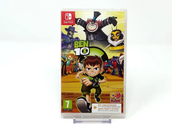 Portada de Ben 10 (ESP) (Precintado) (Código de descarga) para Nintendo Switch, edición PAL España, nuevo