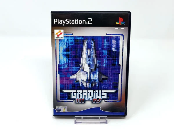 Portada de Gradius III and IV (ESP) para PlayStation 2, edición PAL España, de segunda mano