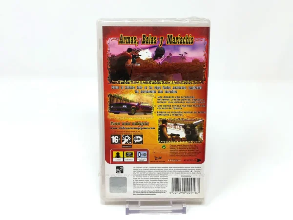 Parte trasera de Chili Con Carnage (ESP) (Precintado) para PSP, edición PAL España