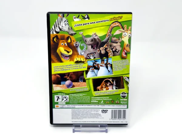 Parte trasera de Madagascar 2 (ESP) (Rebajado) para PlayStation 2, edición PAL España
