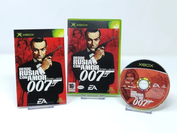 Interior del juego 007: Desde Rusia con Amor (ESP) para XBOX con disco y manual