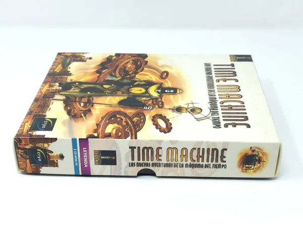 Interior del juego Time Machine: Las Nuevas Aventuras de la Máquina del Tiempo (ESP) para PC con disco y manual