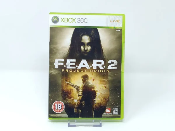 Portada de F.E.A.R. 2: Project Origin (UK) para XBOX 360, edición PAL UK, de segunda mano