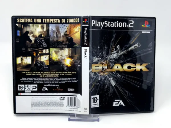 Black (ITA) (Carátula) para PlayStation 2, edición PAL Italia, de segunda mano
