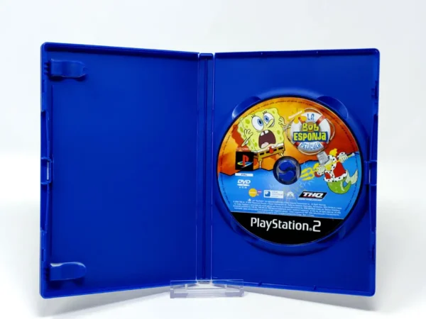 Interior del juego Nickelodeon Bob Esponja: La Película (ESP) (Rebajado) para PlayStation 2 con disco y manual