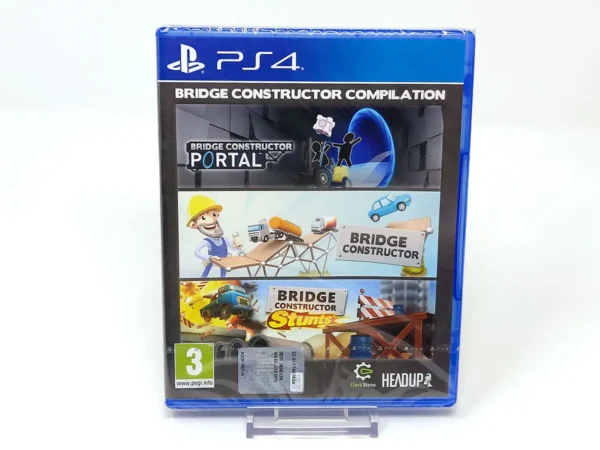 Portada de Bridge Constructor Compilation (ESP) (Precintado) para PlayStation 4, edición PAL España, nuevo