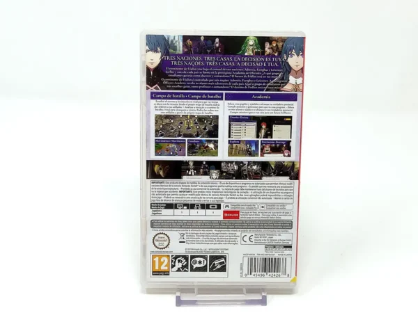 Parte trasera de Fire Emblem: Three Houses (ESP) para Nintendo Switch, edición PAL España