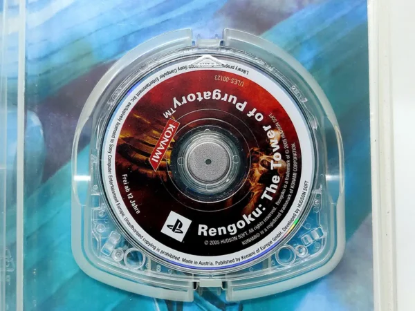 Lateral de la caja de Rengoku: The Tower of Purgatory (ESP) para PSP