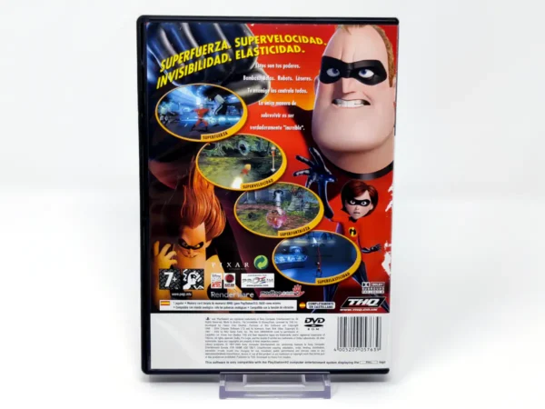 Parte trasera de Disney/Pixar Los Increíbles (ESP) (Rebajado) para PlayStation 2, edición PAL España