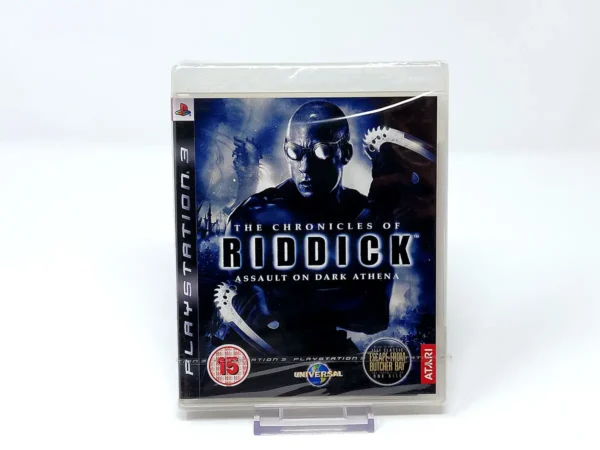 Portada de The Chronicles of Riddick: Assault on Dark Athena (UK) (Precintado) para PlayStation 3, edición PAL UK, de segunda mano