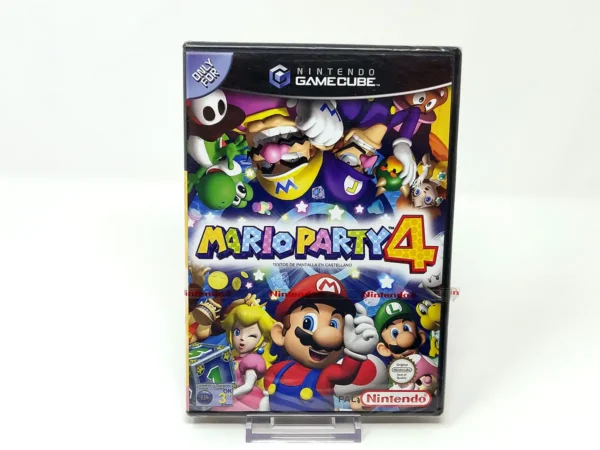 Portada de Mario Party 4 (ESP) (Precintado) para Nintendo GameCube, edición PAL España, de segunda mano