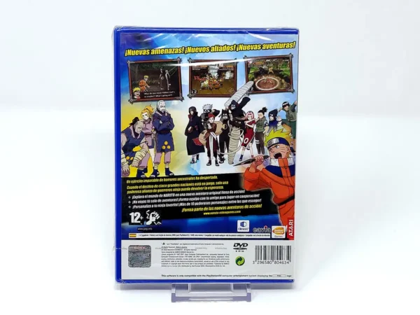 Parte trasera de Naruto: Uzumaki Chronicles 2 (ESP) (Precintado) para PlayStation 2, edición PAL España