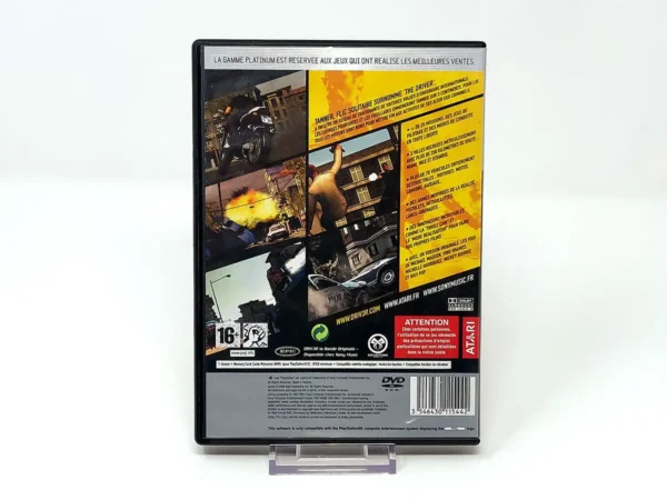 Parte trasera de Driv3r (FRA) (Platinum) (Rebajado) para PlayStation 2, edición PAL Francia