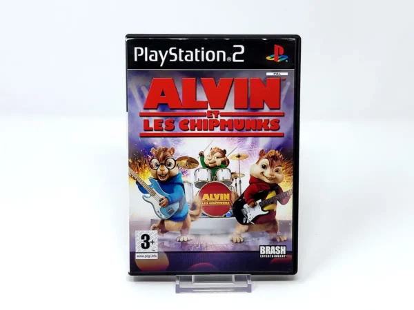 Portada de Alvin and the Chipmunks (FRA) (Rebajado) para PlayStation 2, edición PAL Francia, de segunda mano