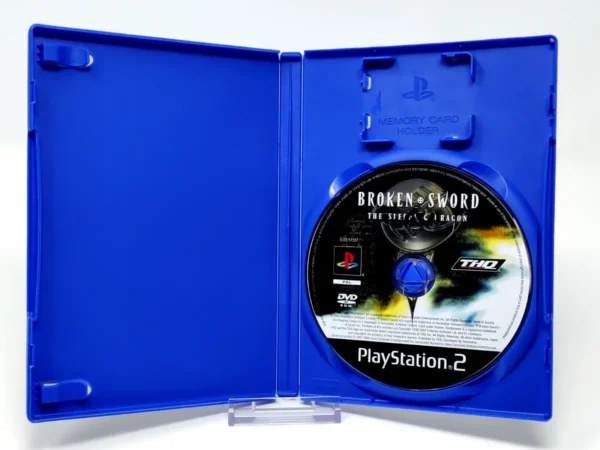 Interior del juego Broken Sword: El Sueño del Dragón (ESP) (Rebajado) para PlayStation 2 con disco y manual