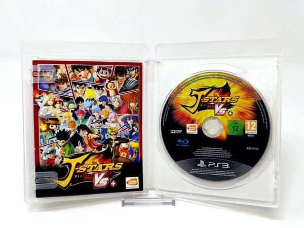 Interior del juego J-Stars Victory Vs+ (ESP) para PlayStation 3 con disco y manual
