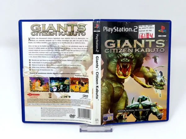 Giants: Citizen Kabuto (ESP) (Carátula) (Rebajado) para PlayStation 2, edición PAL España, de segunda mano
