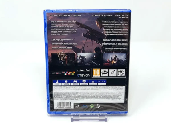Parte trasera de Terminator: Resistance (ESP) (Precintado) para PlayStation 4, edición PAL España