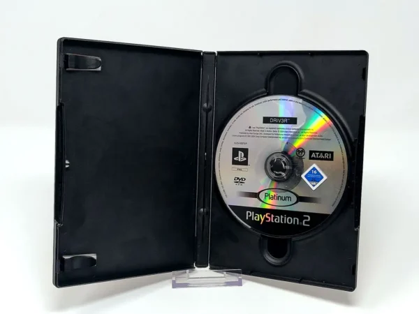 Interior del juego Driv3r (FRA) (Platinum) (Rebajado) para PlayStation 2 con disco y manual