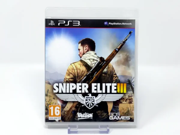 Portada de Sniper Elite III (ESP) para PlayStation 3, edición PAL España, de segunda mano
