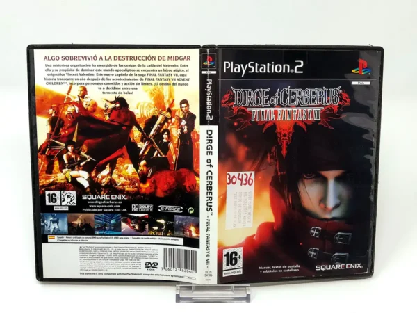 Dirge of Cerberus: Final Fantasy VII (ESP) (Carátula) (Rebajado) para PlayStation 2, edición PAL España, de segunda mano