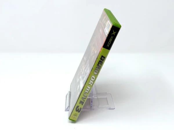 Lateral de la caja de Dead or Alive 3 (ESP) para XBOX