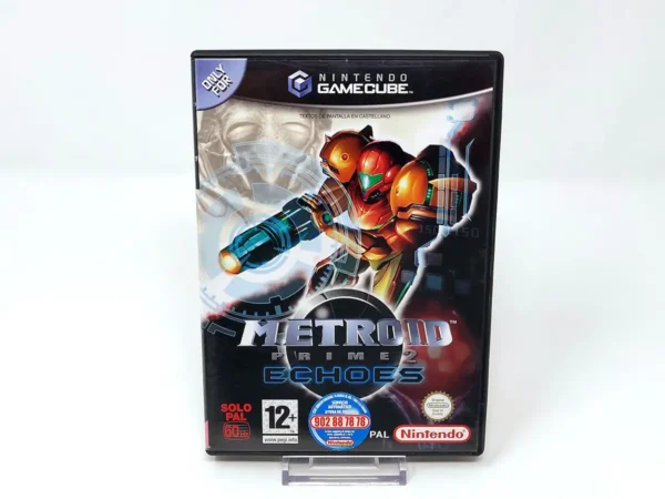 Portada de Metroid Prime 2: Echoes (ESP) para Nintendo GameCube, edición PAL España, de segunda mano