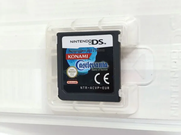 Lateral de la caja de Castlevania: Dawn of Sorrow (ESP) para Nintendo DS