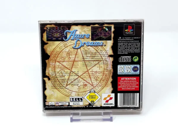 Azure Dreams (ESP) (Carátula) para PlayStation 1, edición PAL España, de segunda mano